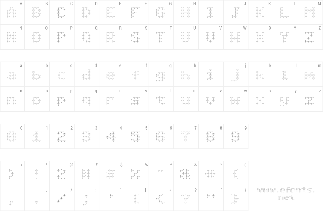 Font Triad preview