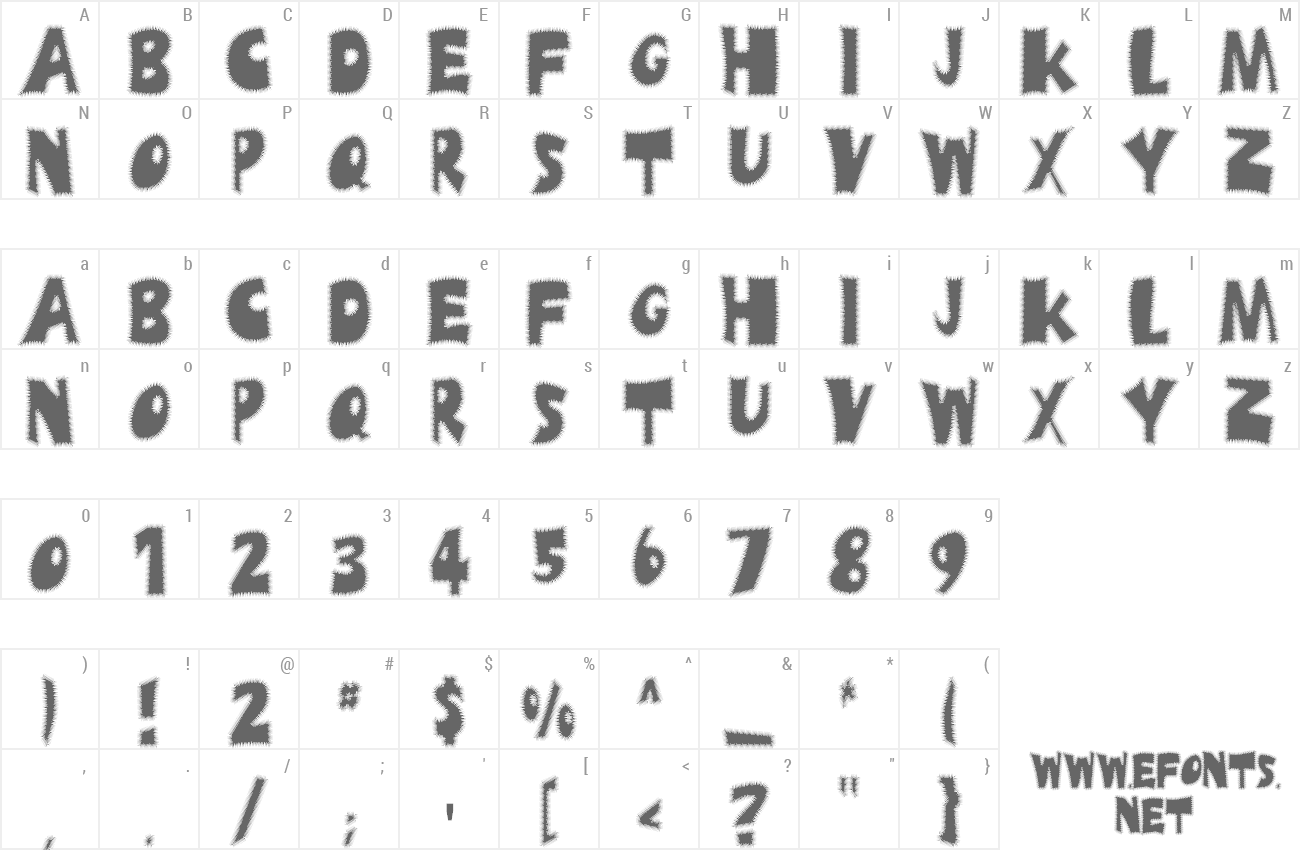 Font Ufrayd preview