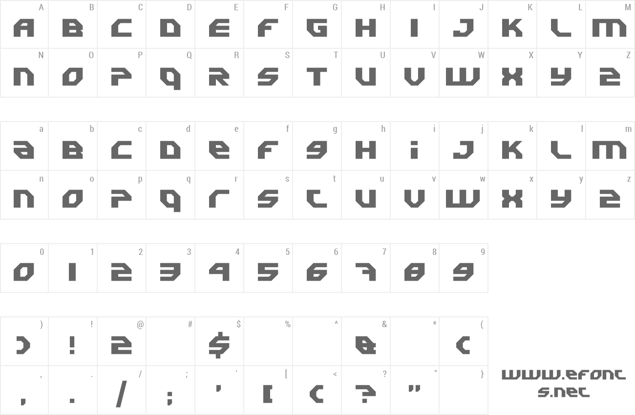 Font Uranium preview