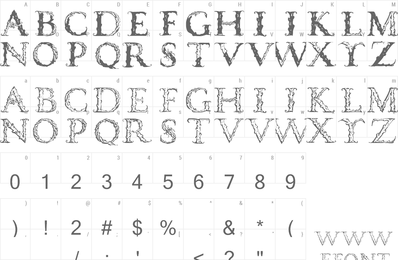 Font Vespasian Caps preview