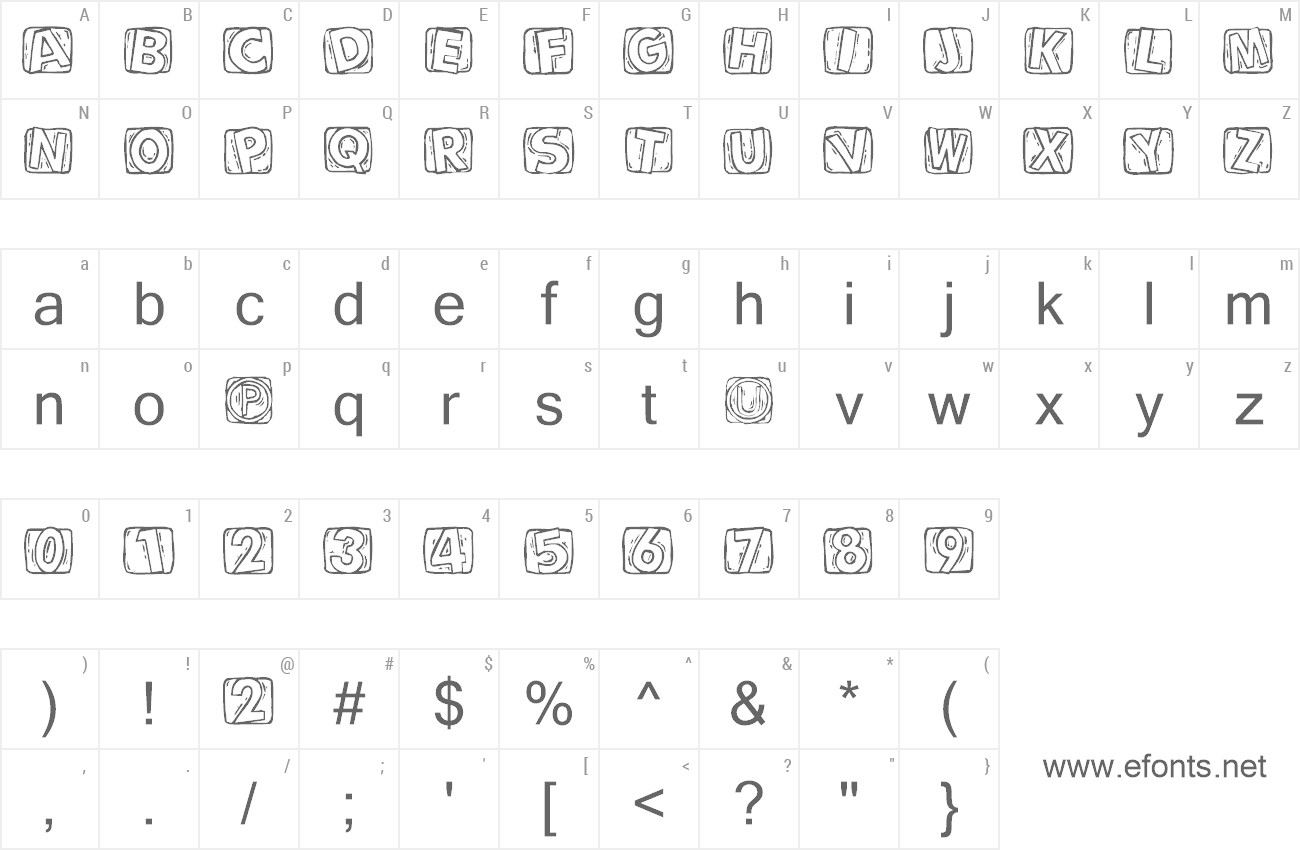Font Woodcutted Caps preview