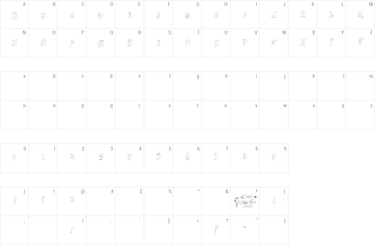 Font Xanthisma preview