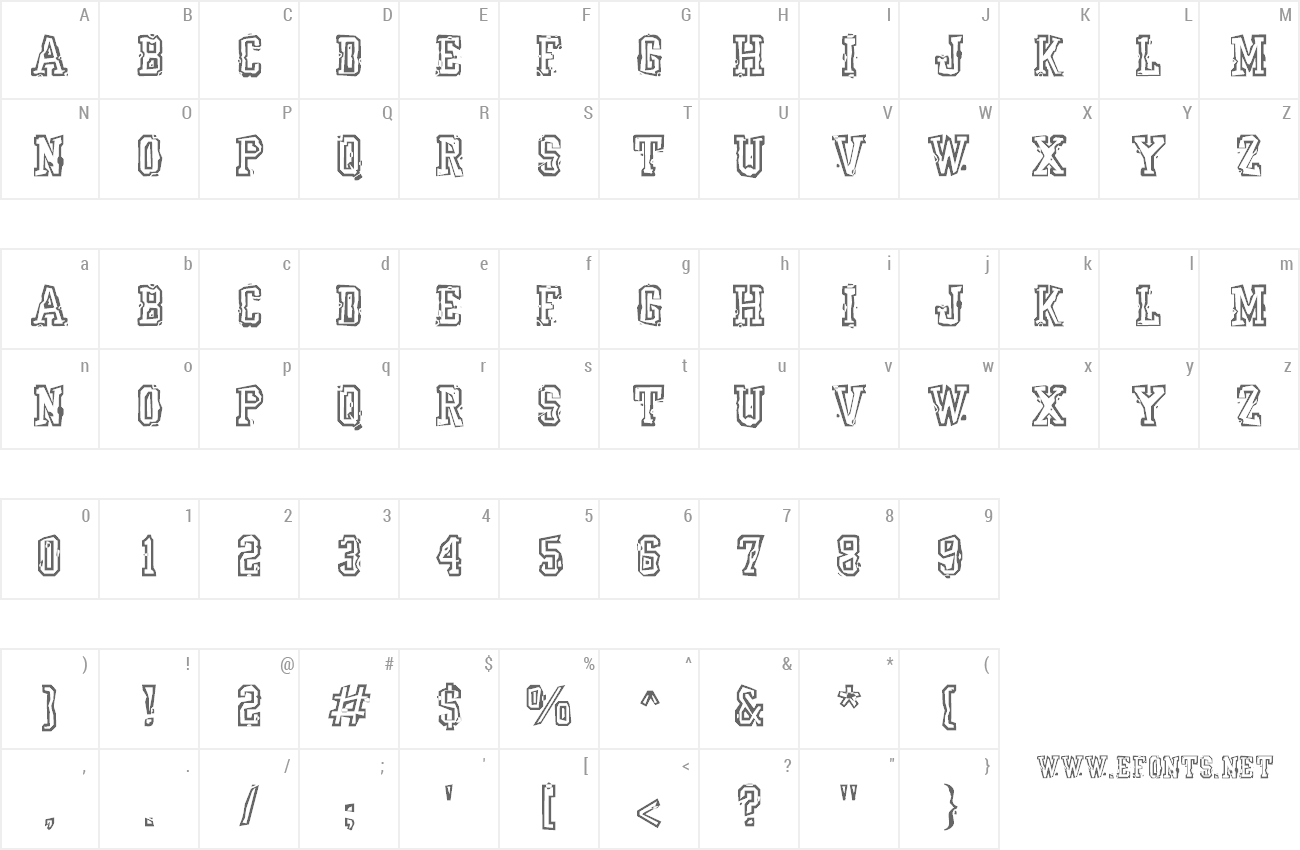 Font Year Book Mess preview