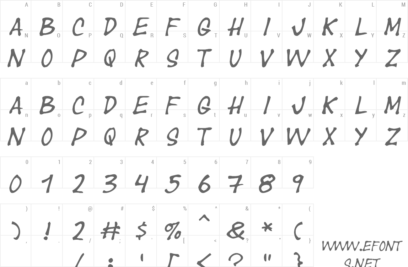 Font Year supply of fairy cakes preview