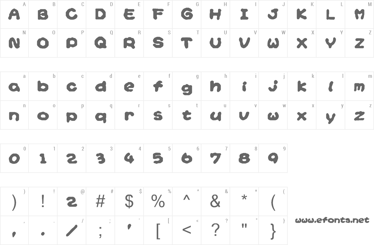 Font Yoshi's Story preview