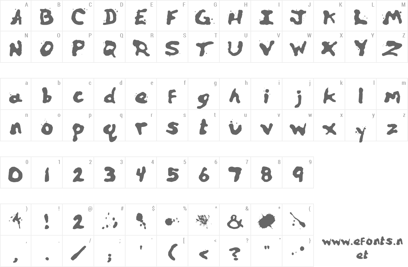 Font Zill Spills preview