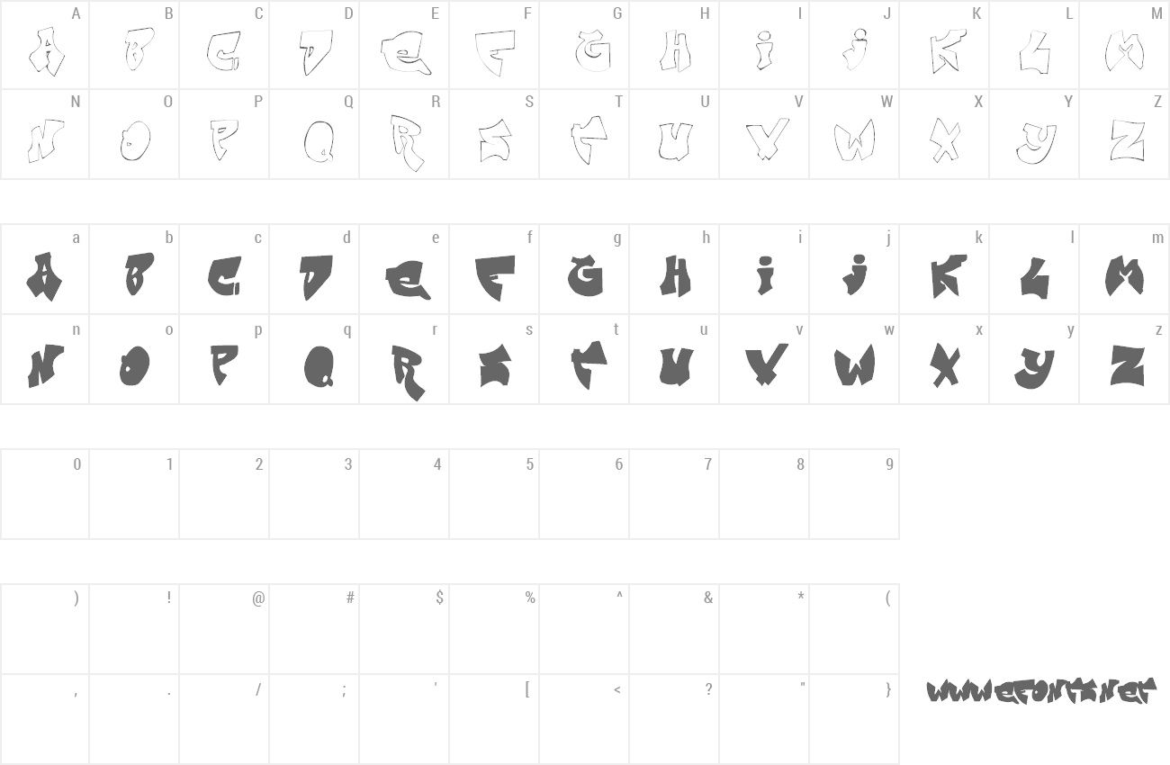 Font Zit Graffiti preview