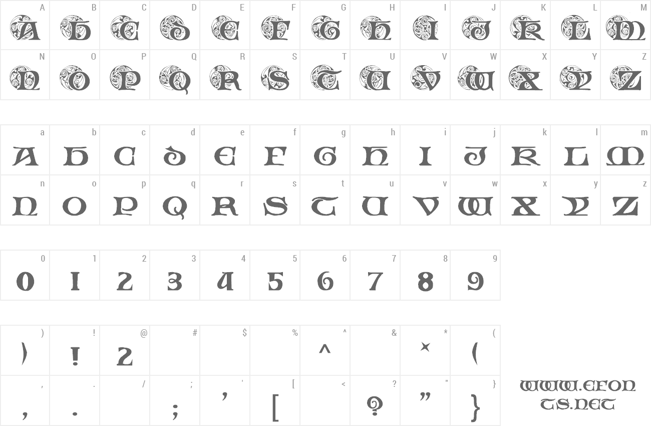 Spiral Initials
