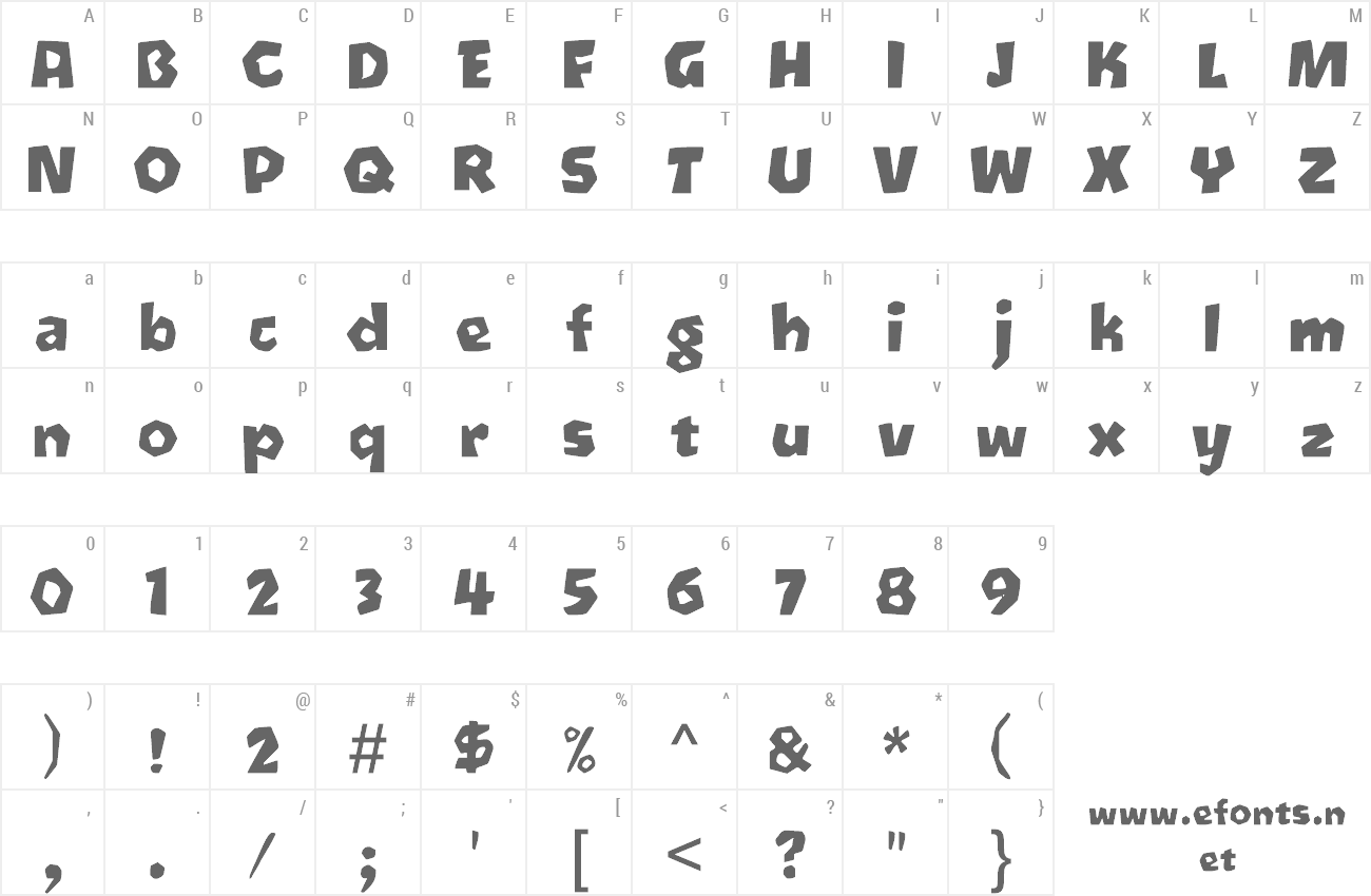 Font Oetztype preview