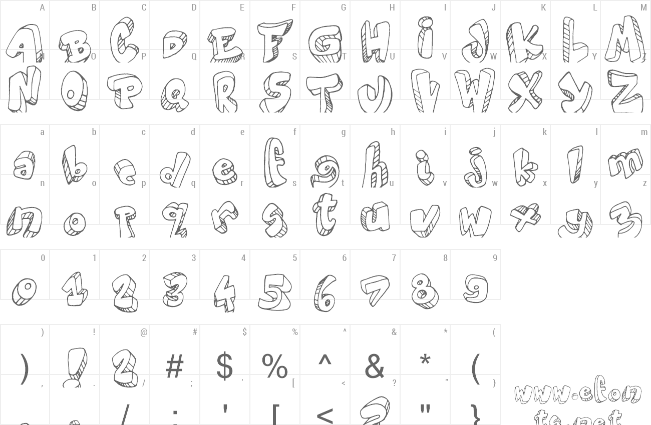 Font World Colors preview