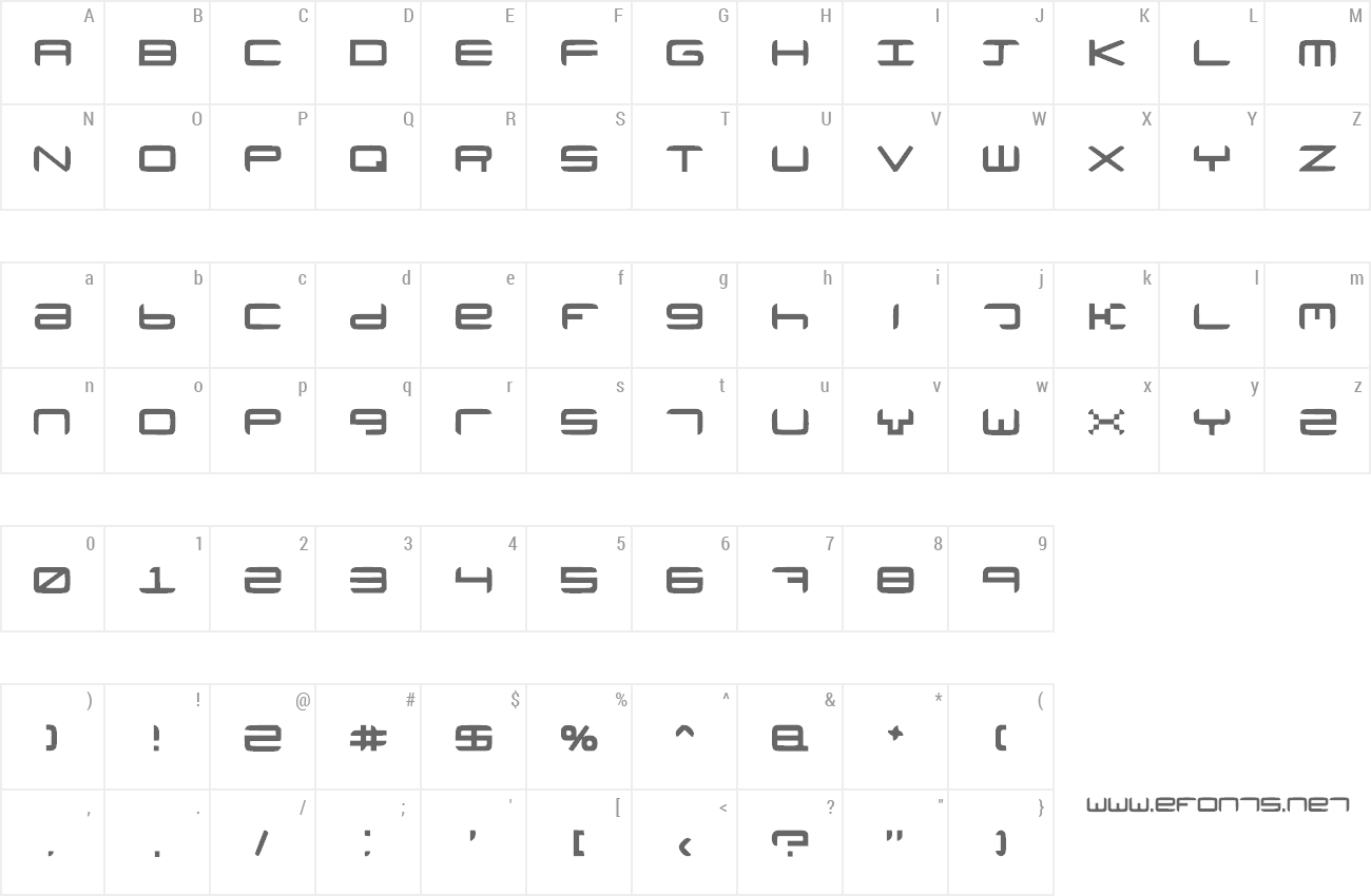 Font Neutronium preview