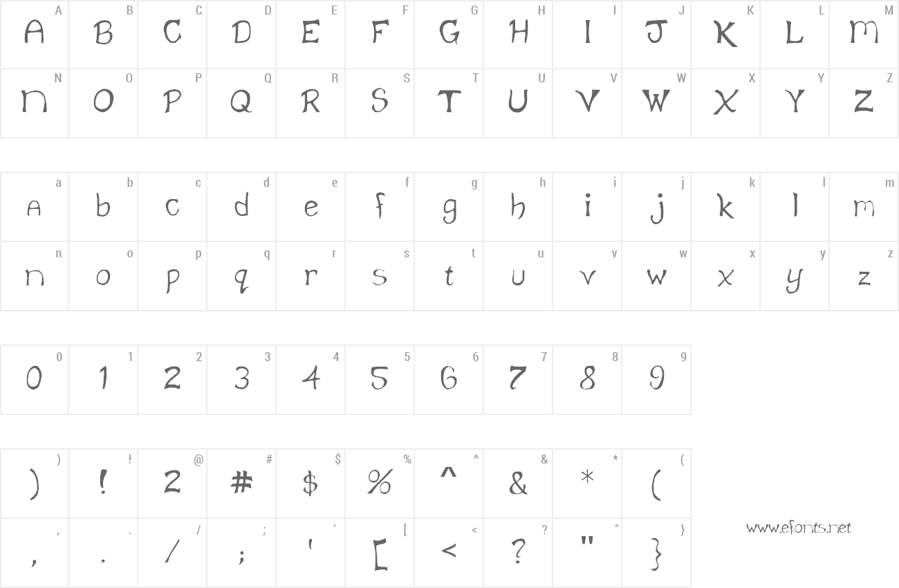 Font Klaine preview