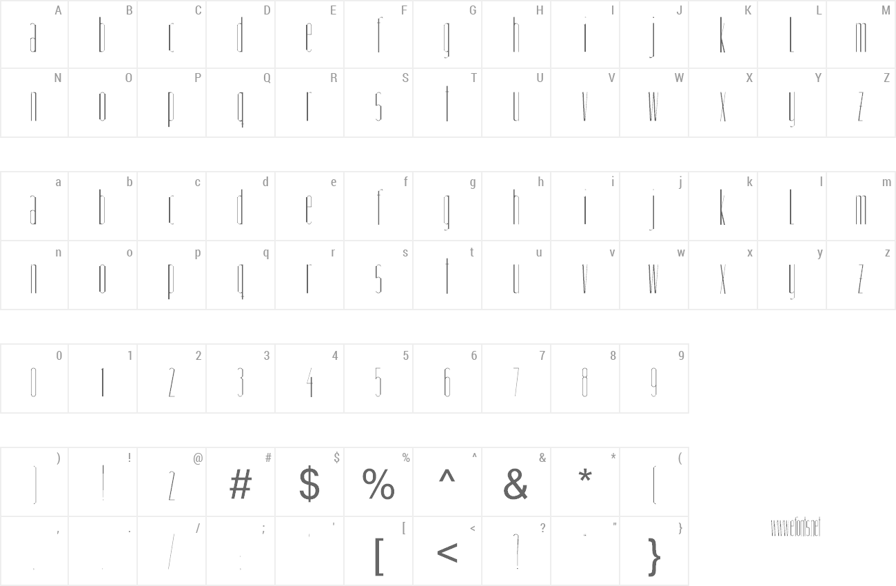 Font Linnette preview