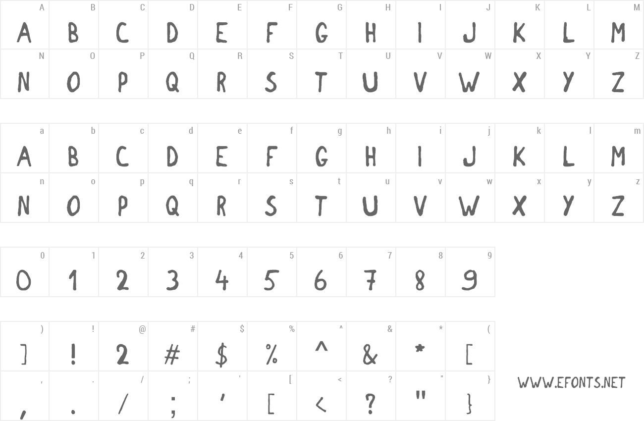 Font Chocolate Hippo preview