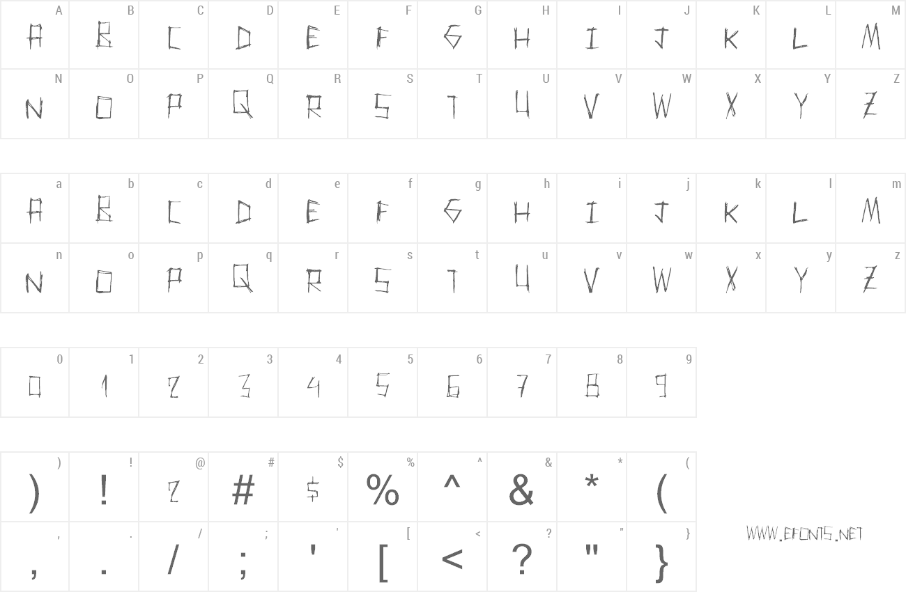 Font Thrash Party preview