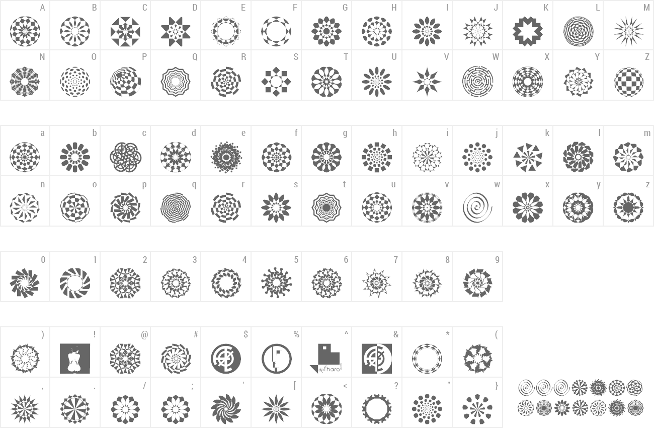 Font Wach Op-Art preview