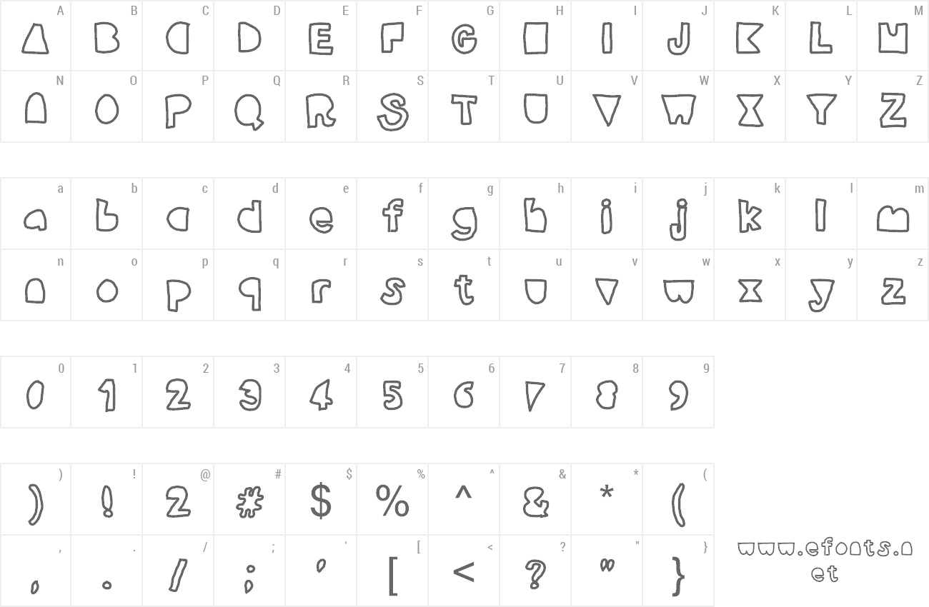 Font Modica preview