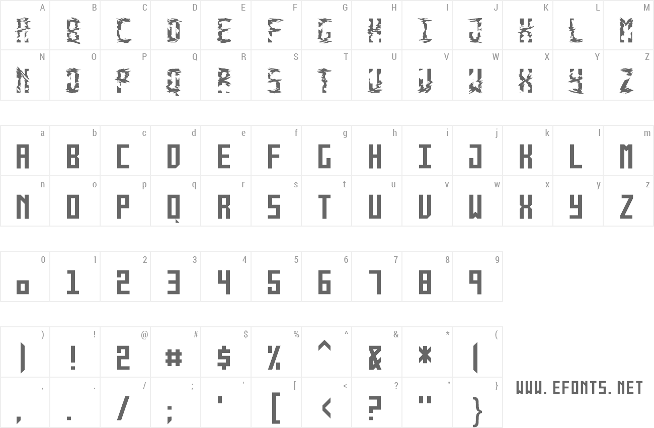 Font Monolyth Mono preview