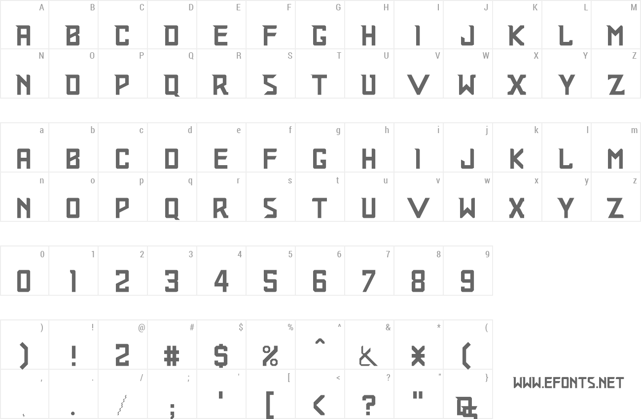 Font Railroader preview