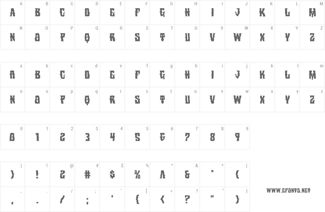 Font Warlock's Ale preview