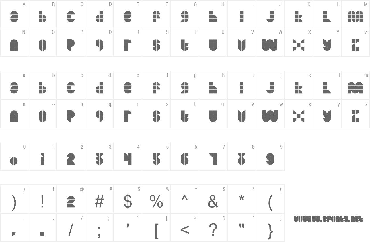 Font MKF Tiler preview