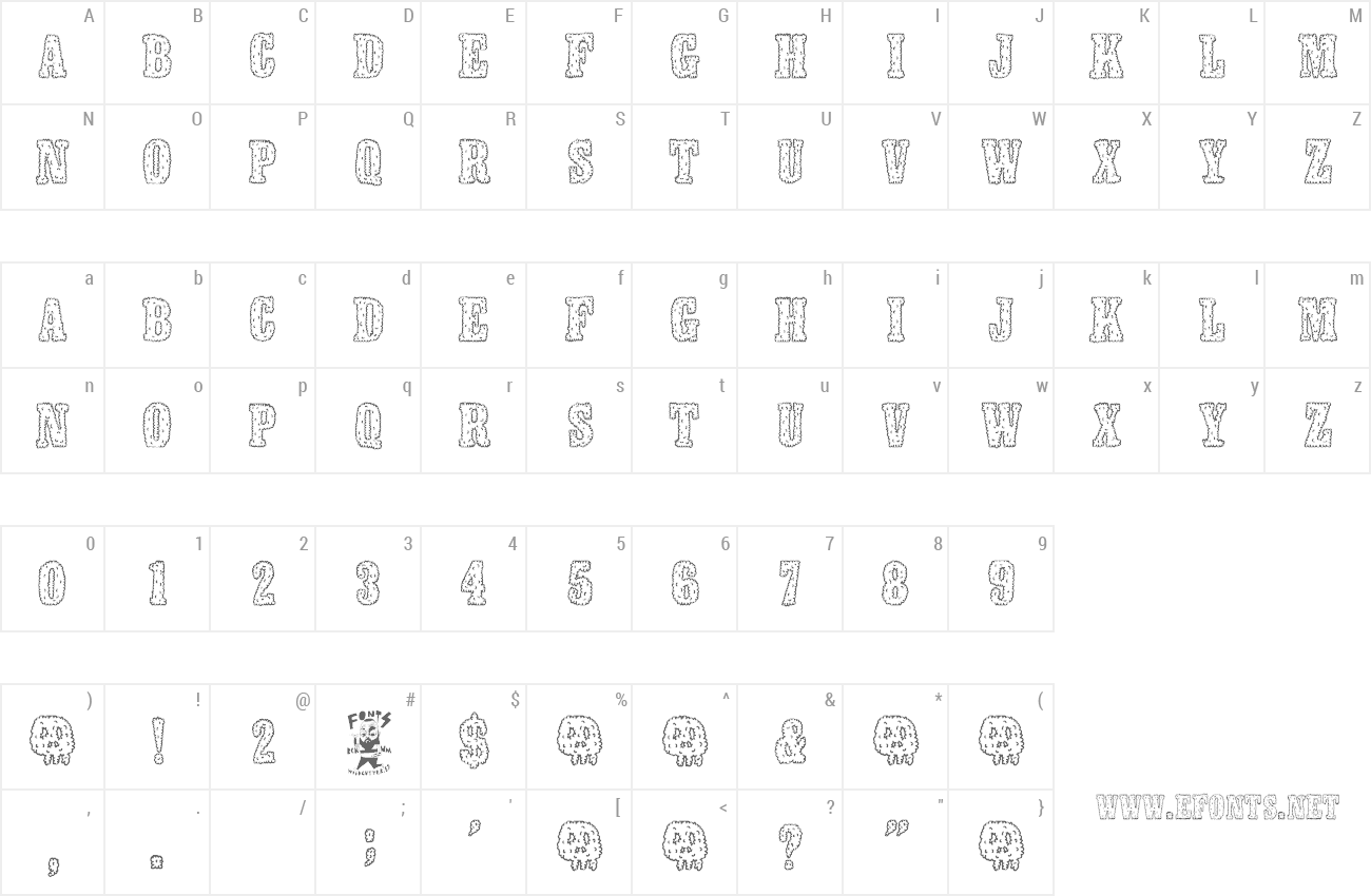 Font Smokeland preview