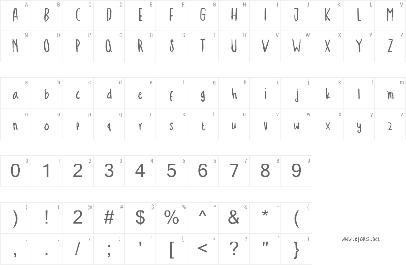 Font Troficanos preview