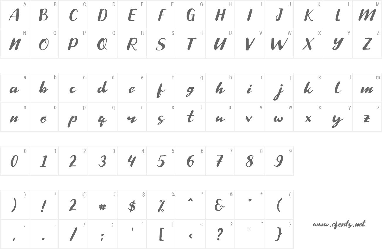 Font Snowpe preview