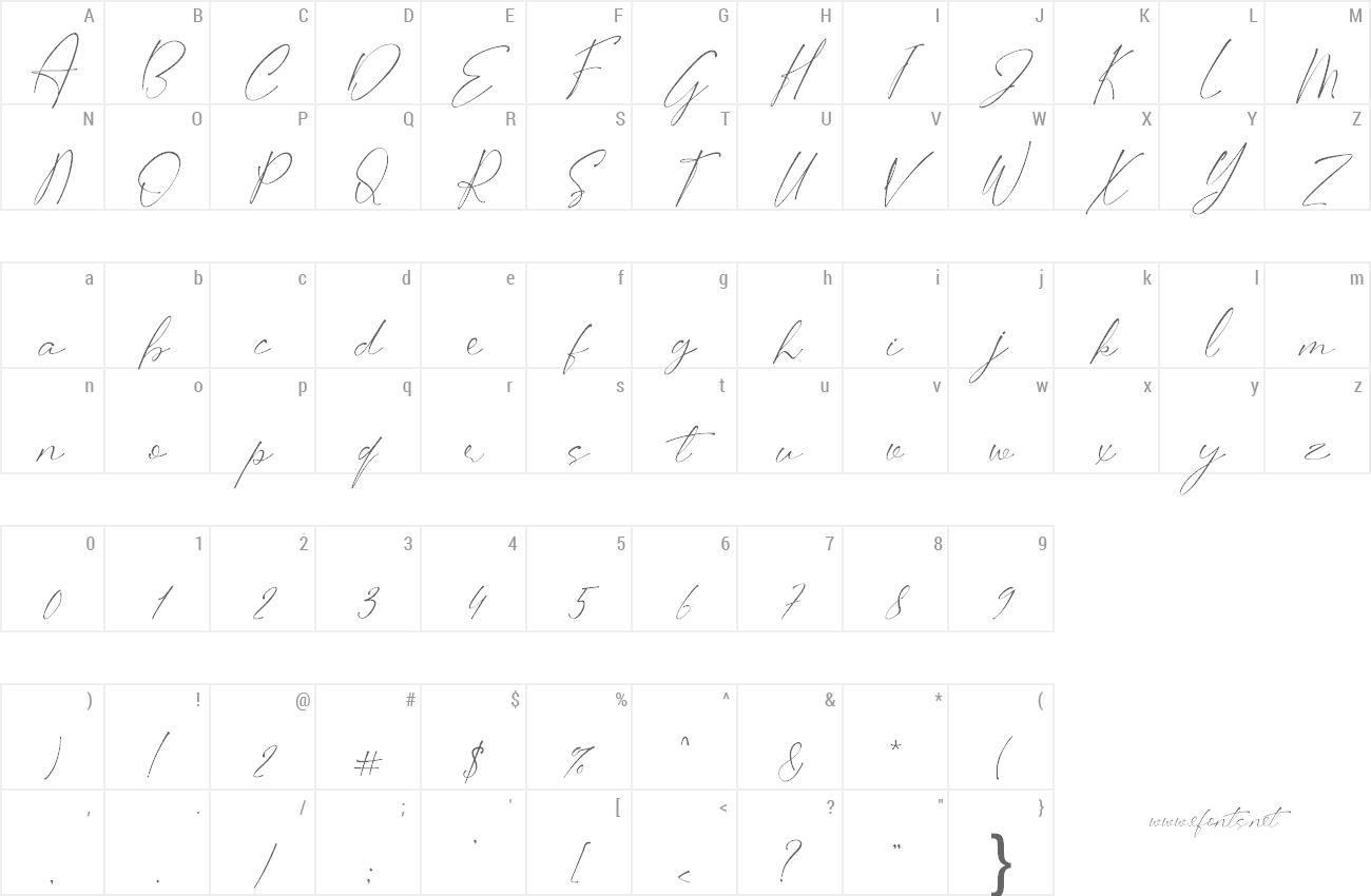 Font Stifora preview