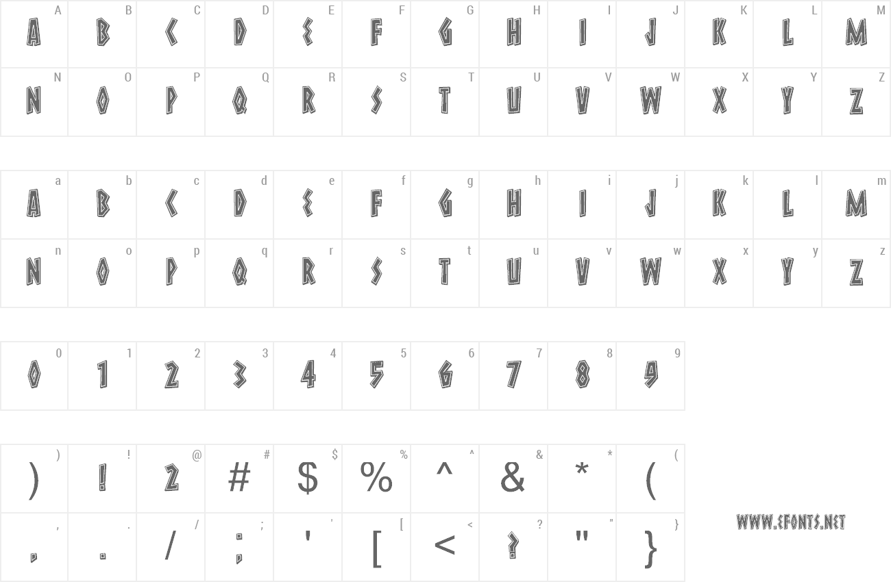 Font Meteora preview