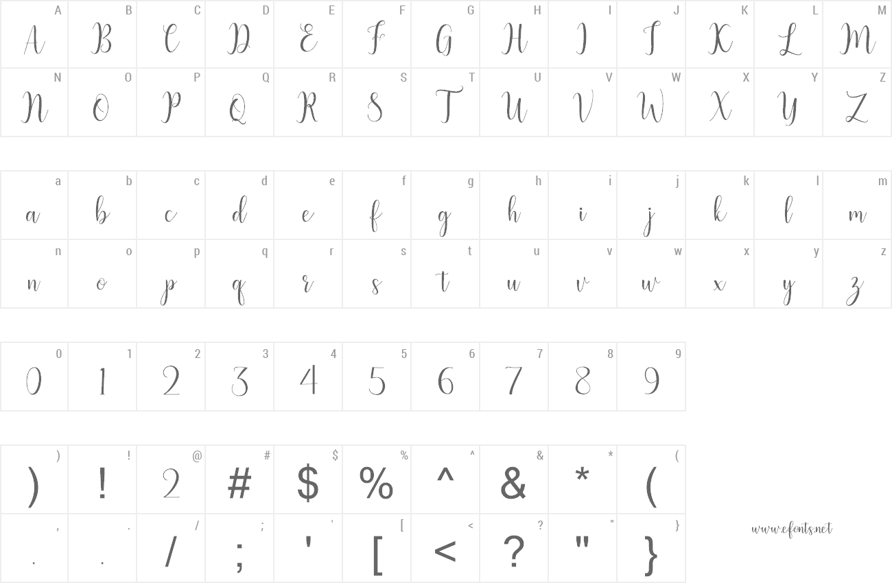 Font Litesha preview