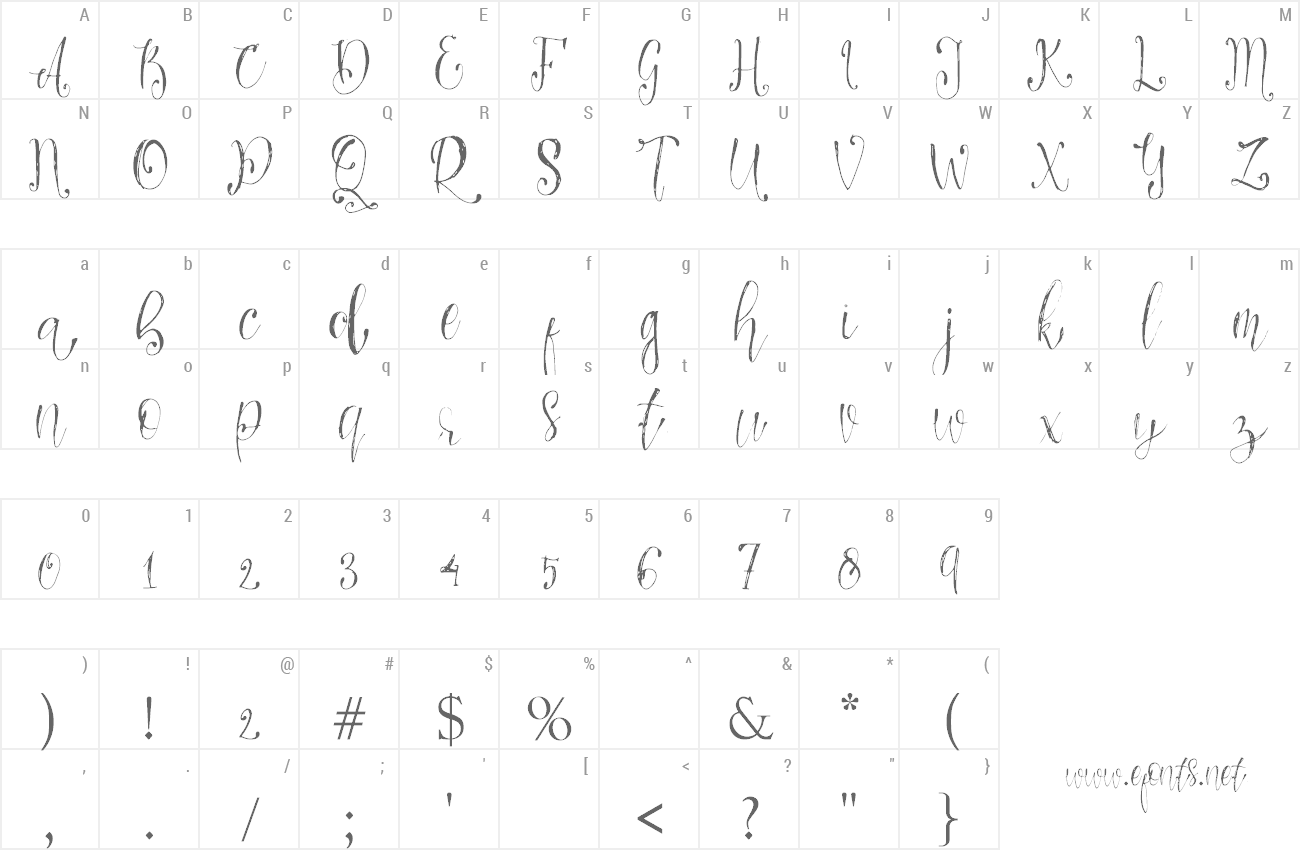 Font Queeny preview