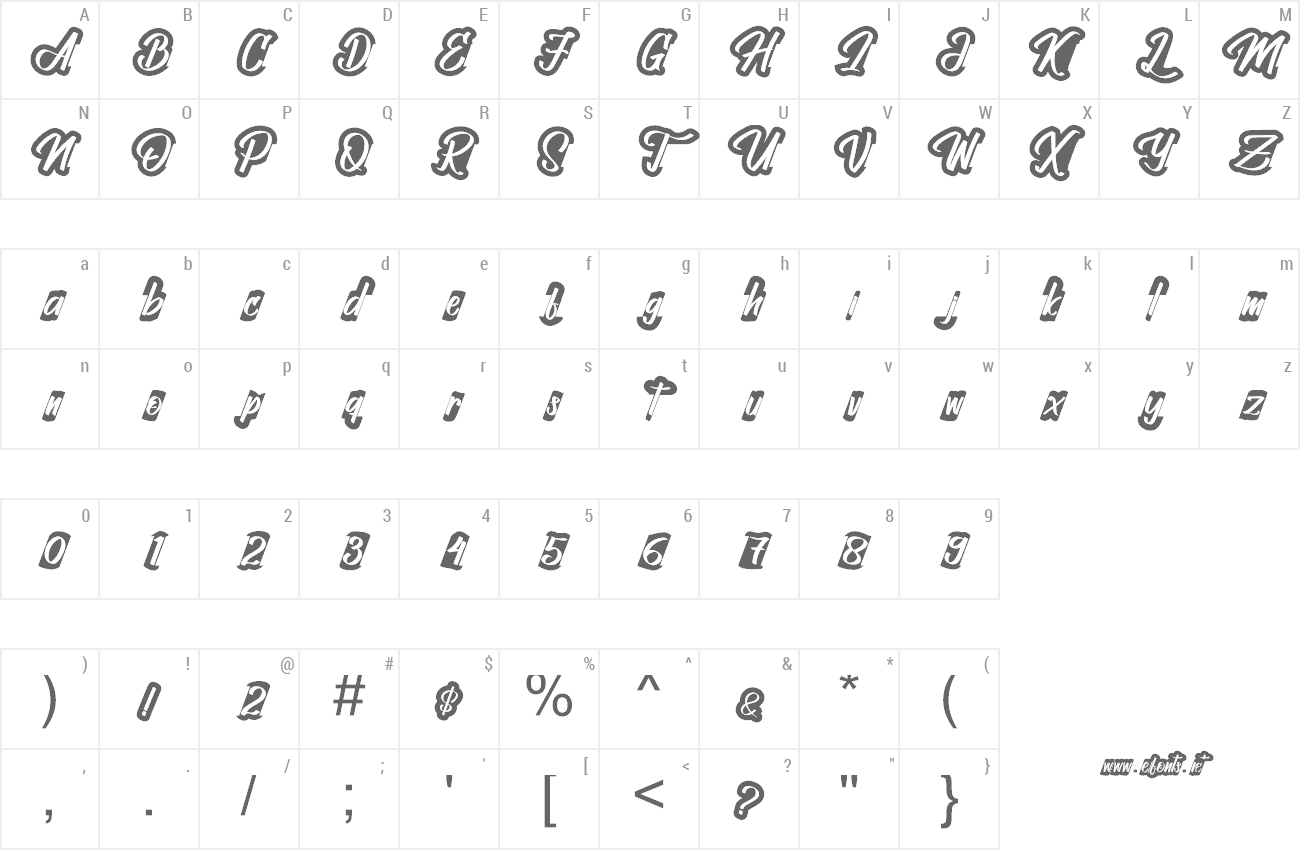 Font The Capten Hoyda preview