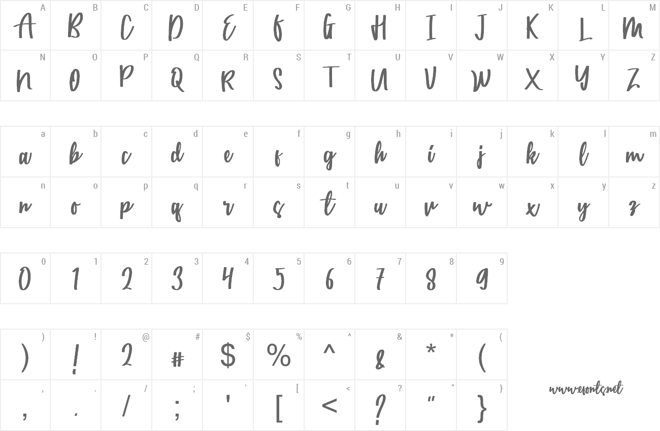 Font Catarina preview