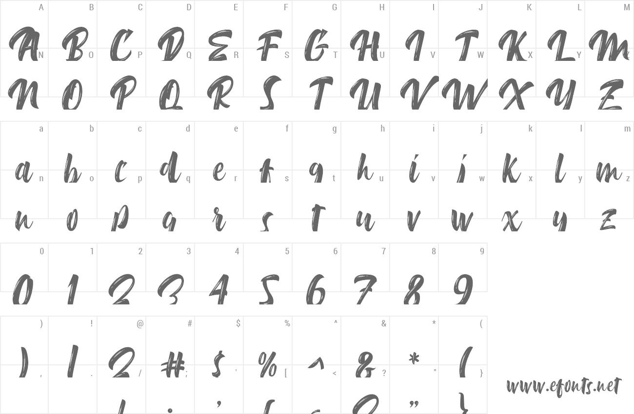 Font Delimax preview