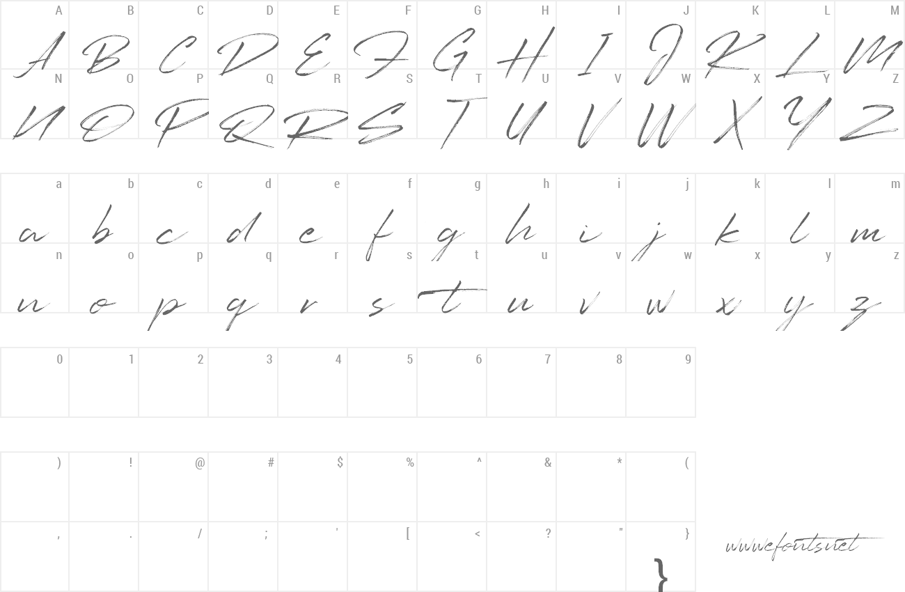 Font Splash preview