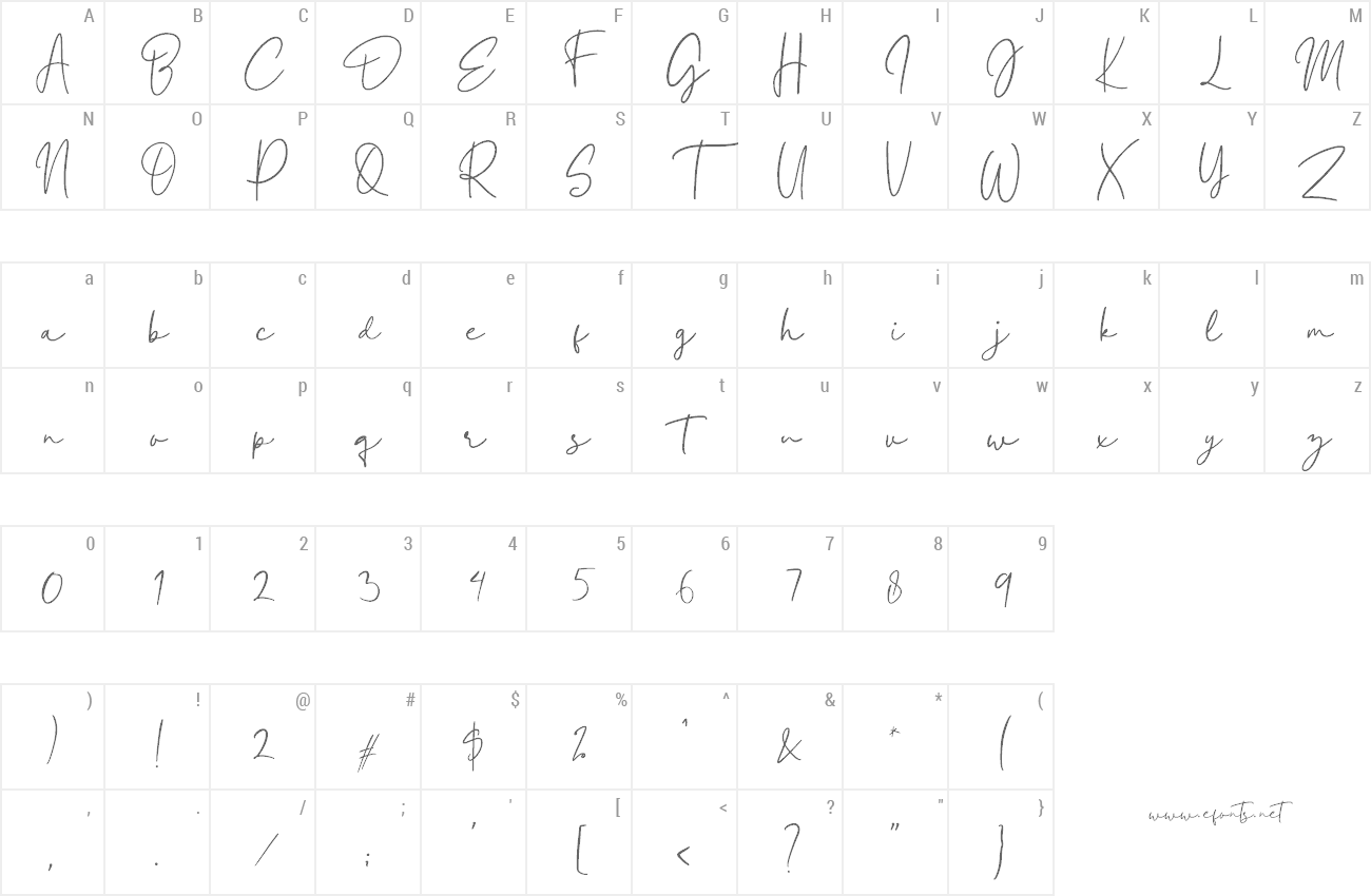 Font Eleanor preview