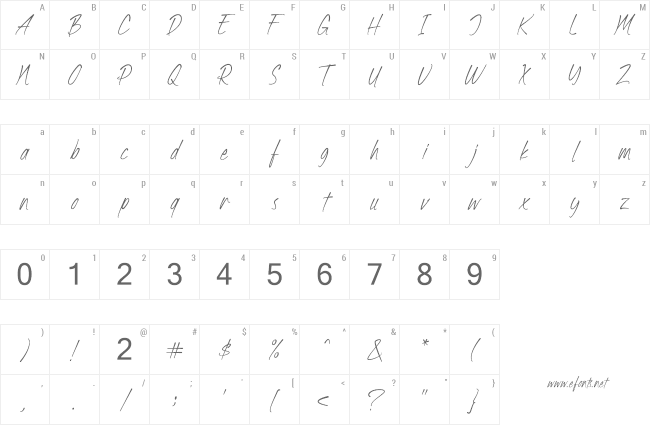 Font Fishingrod preview