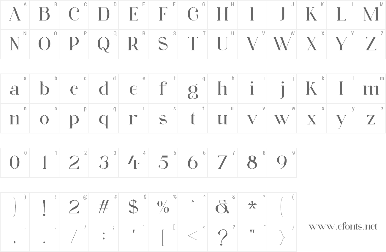 Font Magesta preview