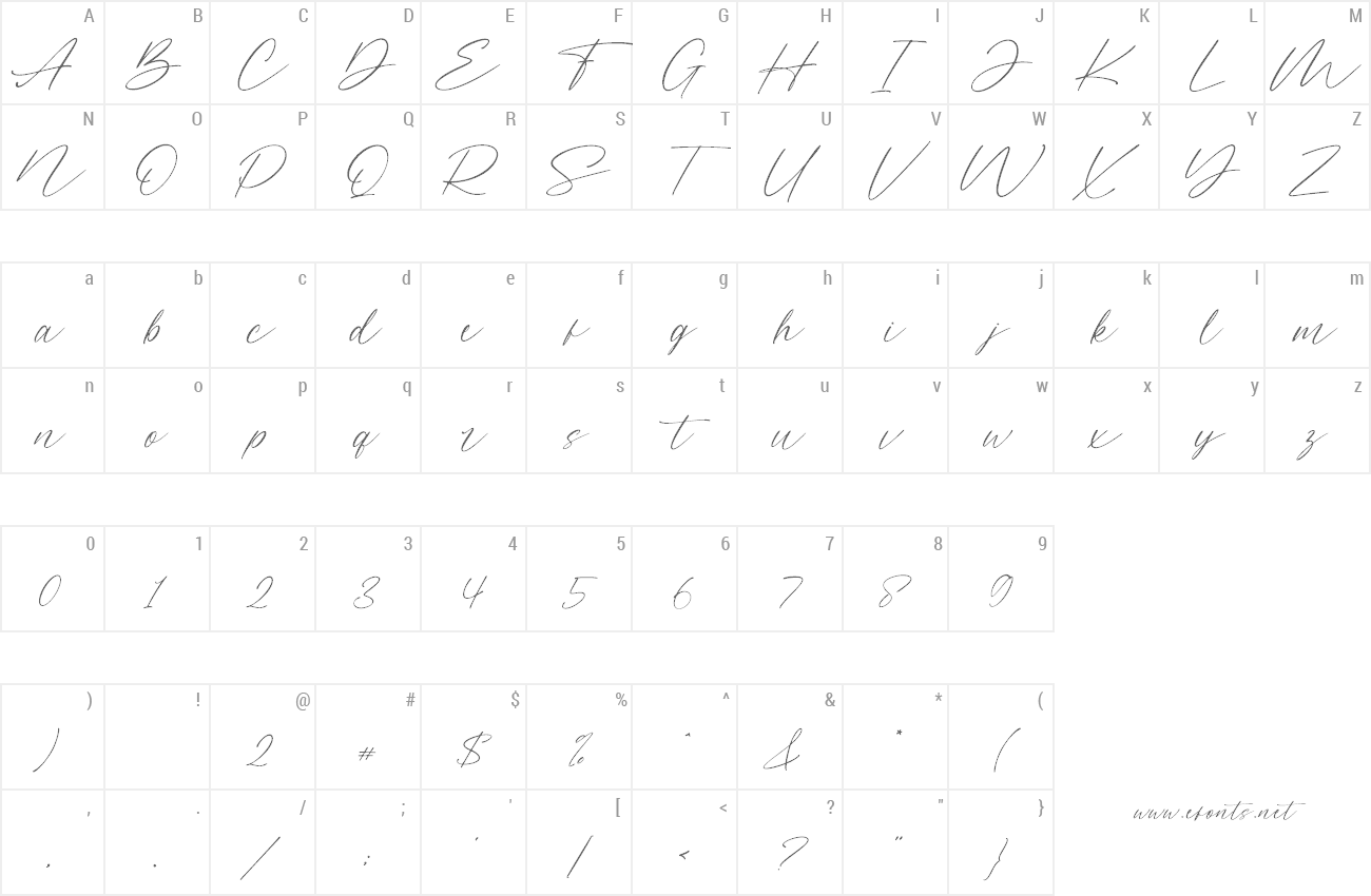 Font Miarlem preview