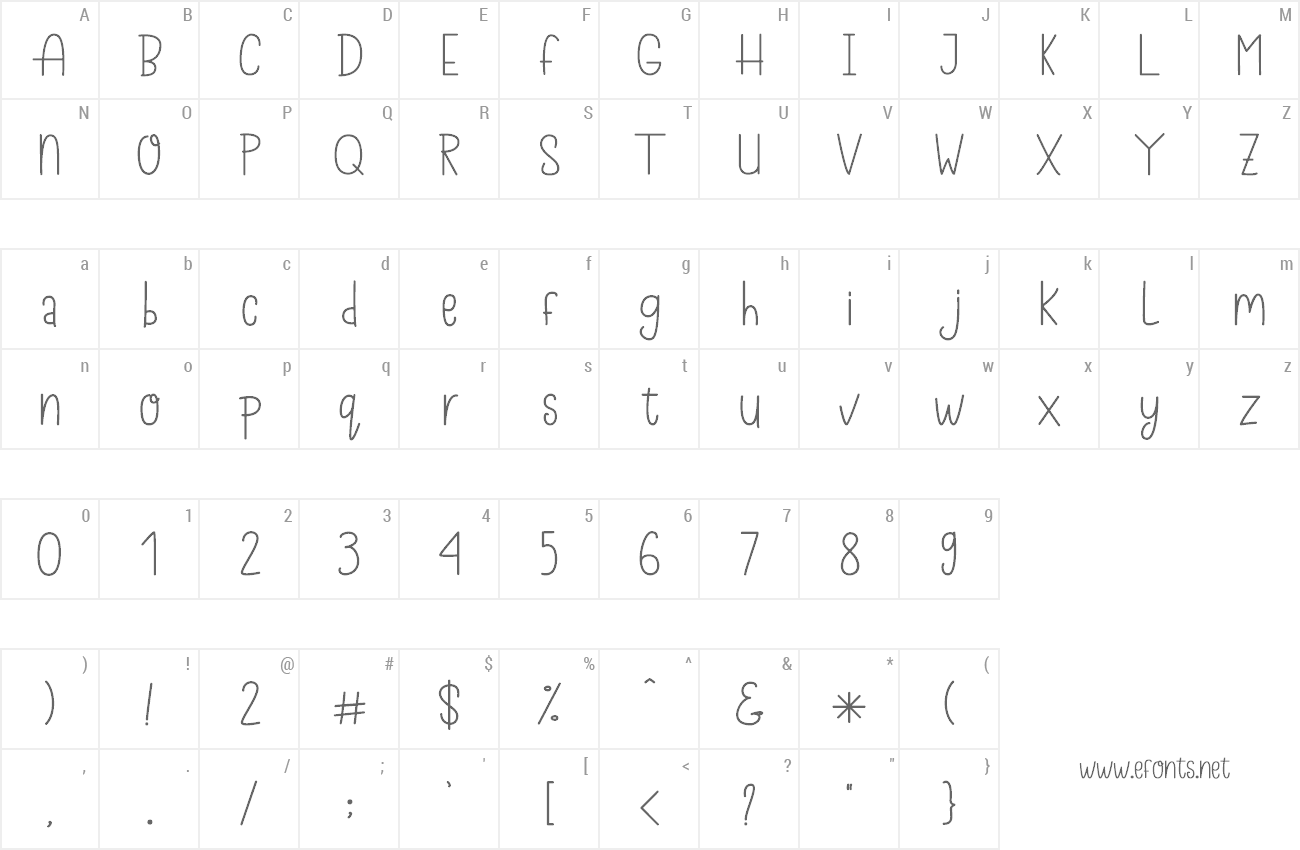 Font Thealita preview