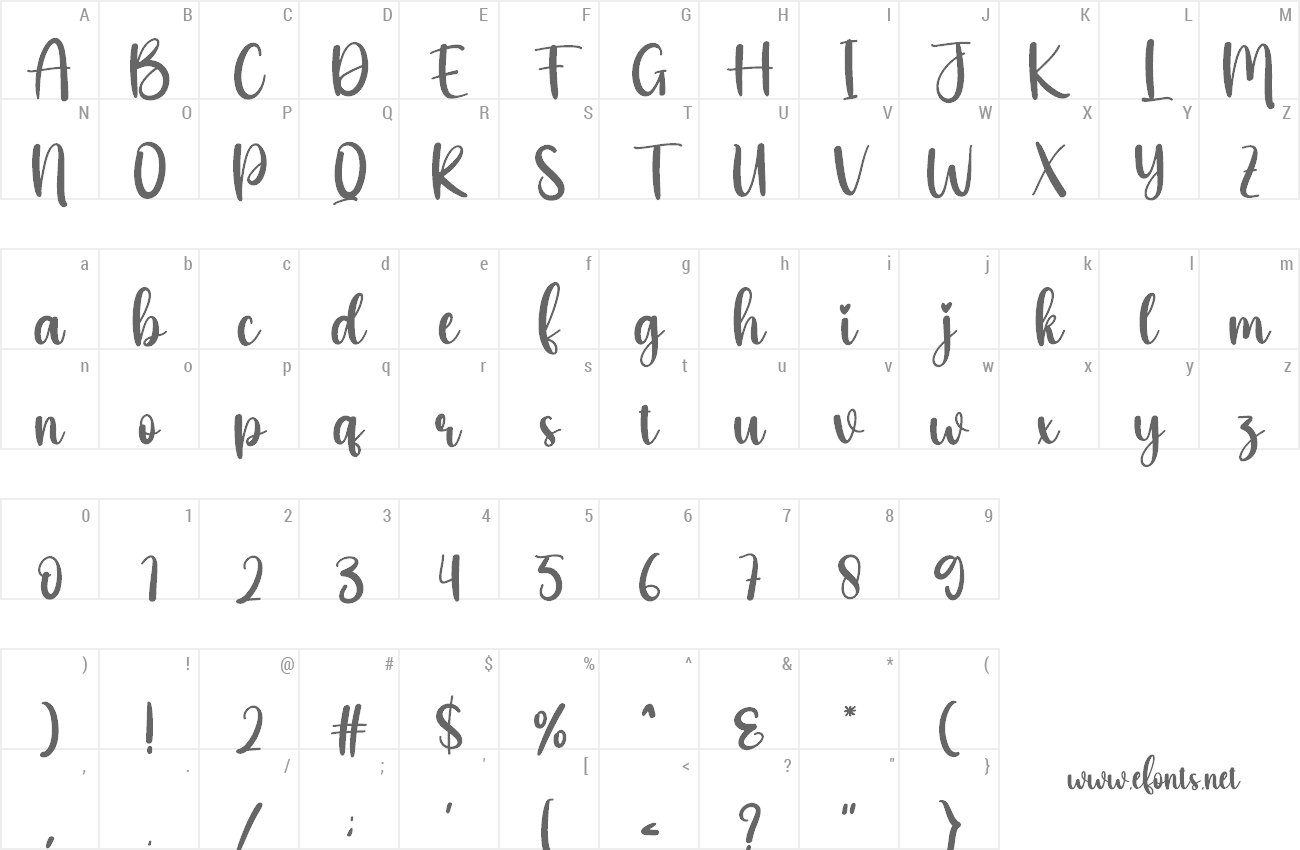 Font Excited preview