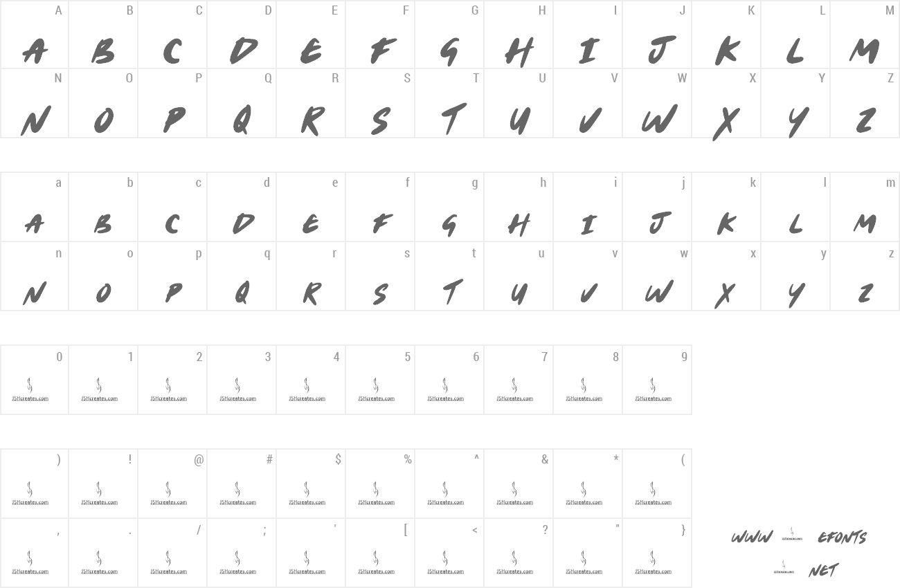 Font Hosanna preview